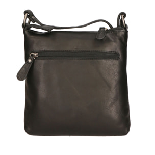 Borsa a tracolla da uomo In Vera pelle Made in Italy 22x23x5 cm