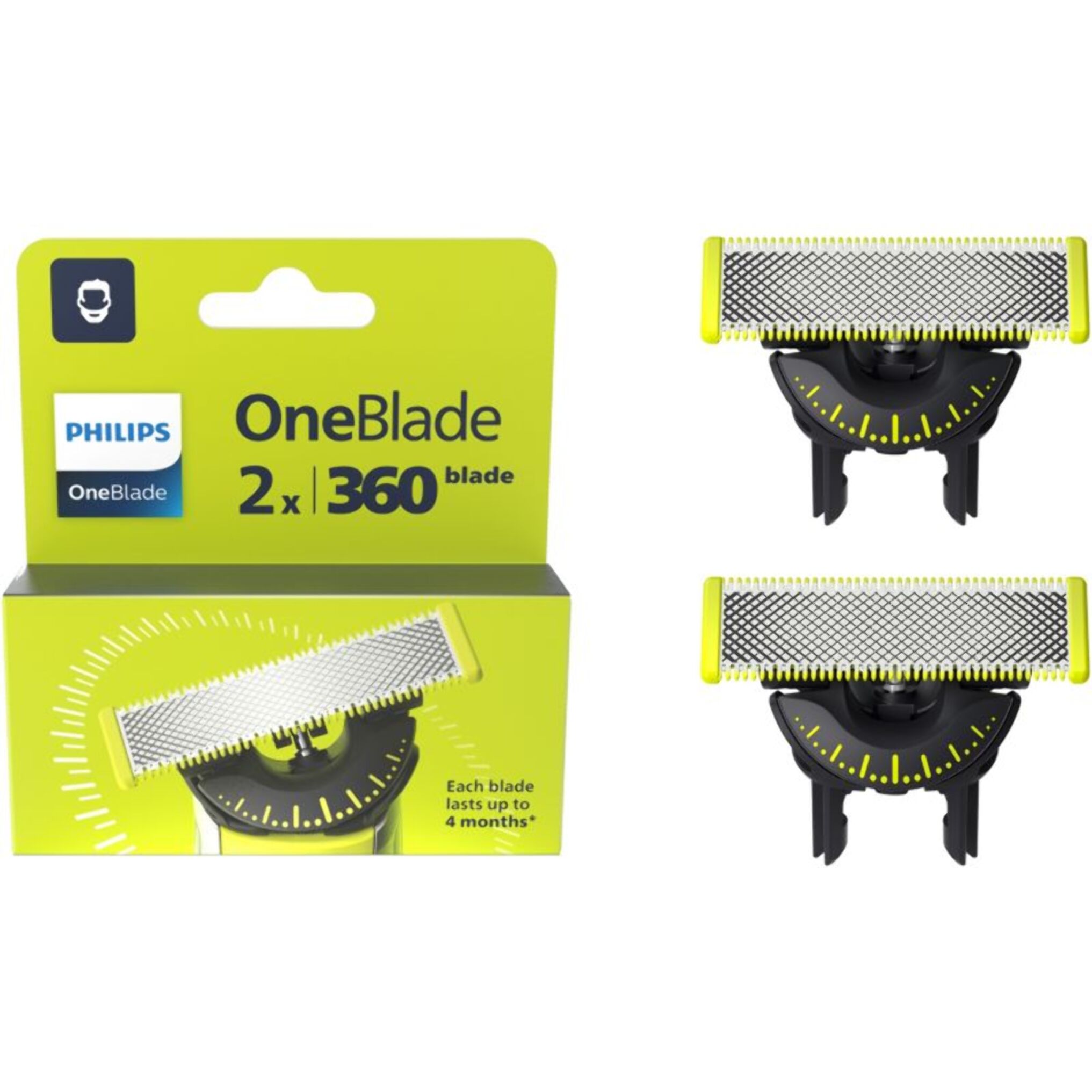 Lame one blade PHILIPS Pour Tondeuse OneBlade 360 x2 QP420/50