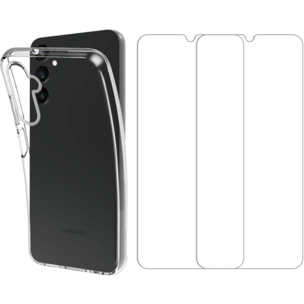 Pack ESSENTIELB Samsung A25 Coque + Verre trempé