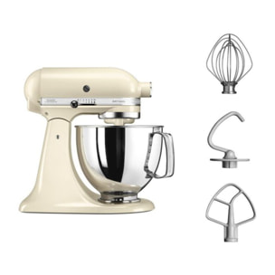 Robot pâtissier KITCHENAID 5KSM125EAC ARTISAN Crème