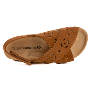 Sandalia BABUNKERS MARRON