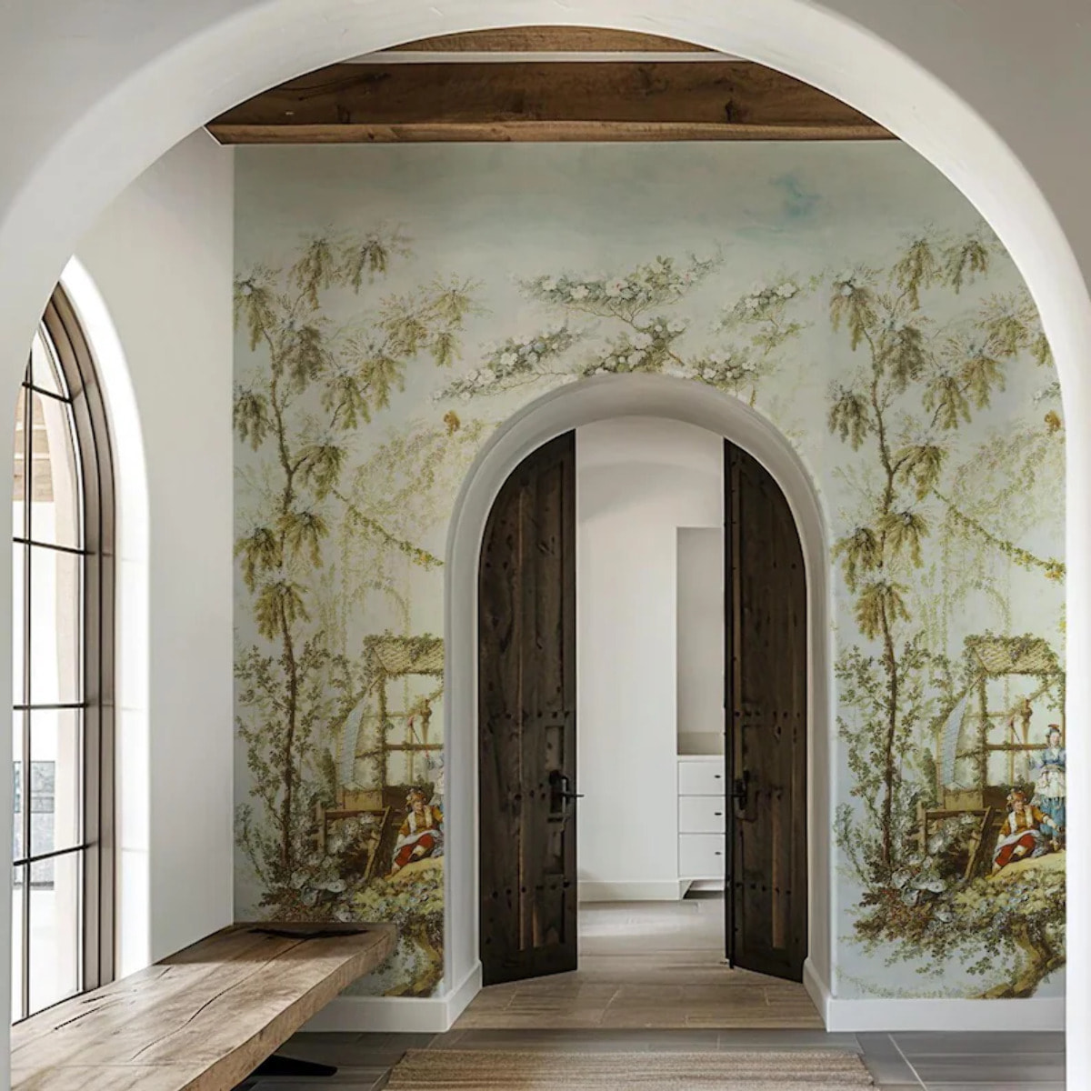 Carta da Parati Rococò Francese