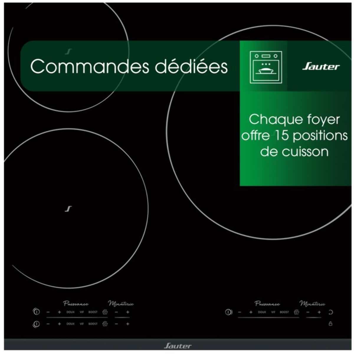 Plaque induction SAUTER STI1544B Boil