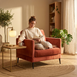 Fauteuil Splendido Velours - 1 Place