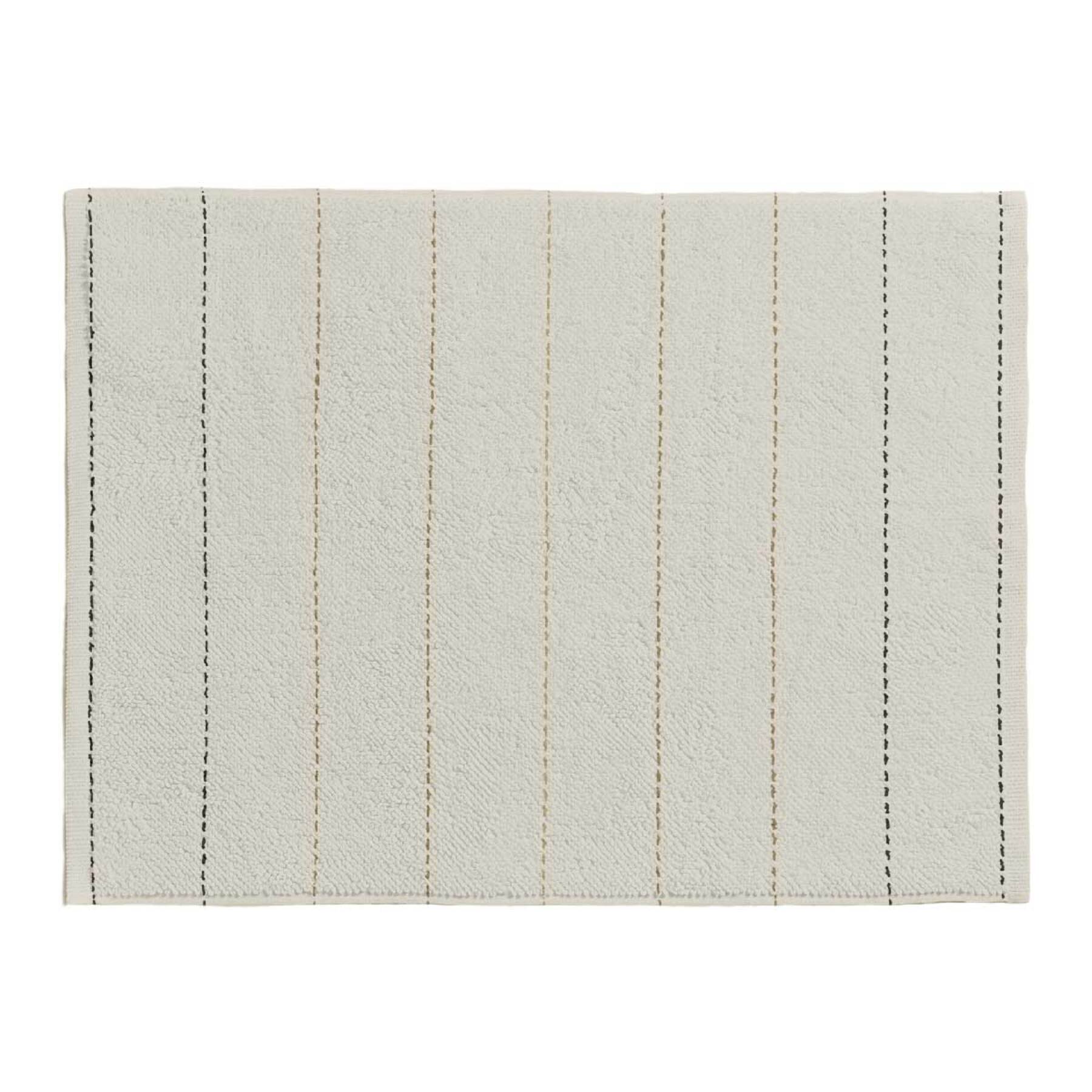 Alfombra de baño BONE beige 50x70 cm - 100% algodón%