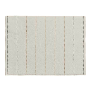 Alfombra de baño BONE beige 50x70 cm - 100% algodón%