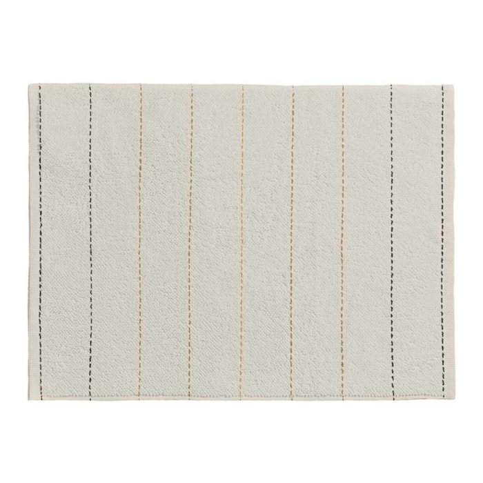 Alfombra de baño BONE beige 50x70 cm - 100% algodón%
