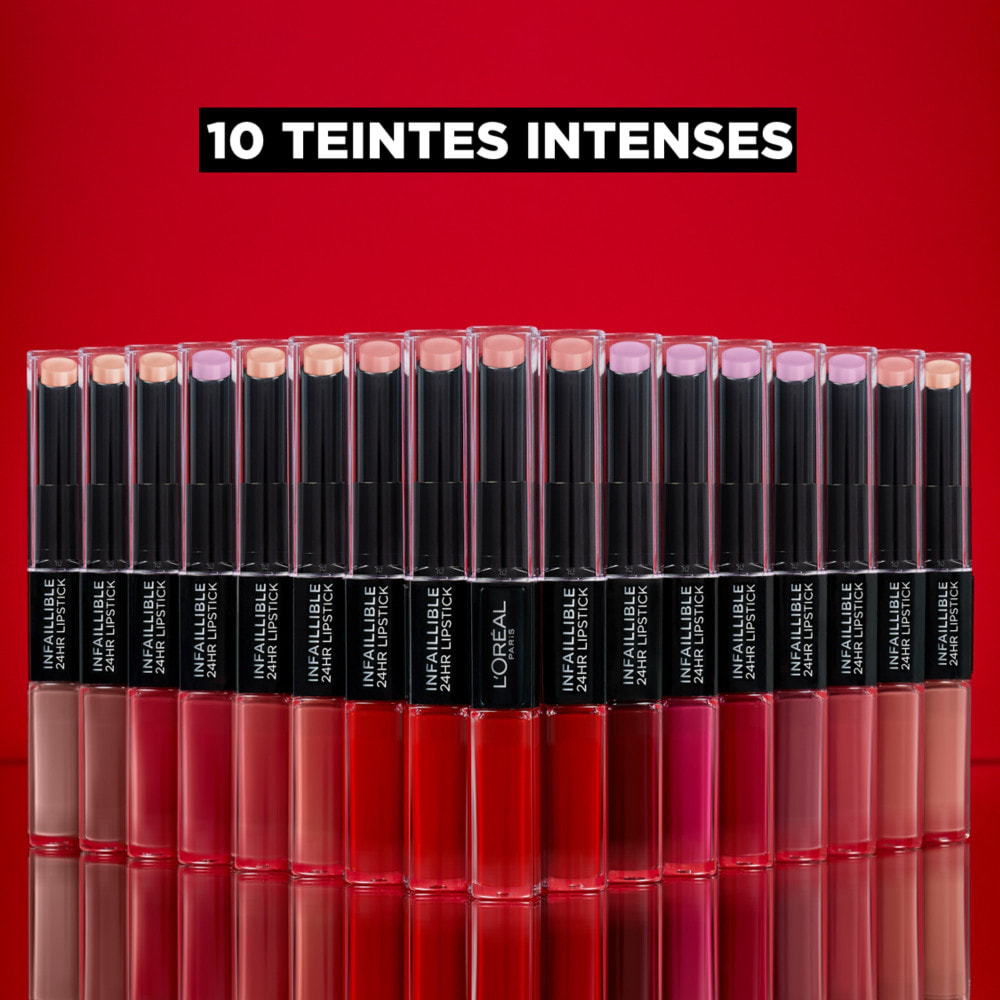 L'Oréal Paris Infaillible Rouge à Lèvres Duo 24H 214 Raspberry For Life