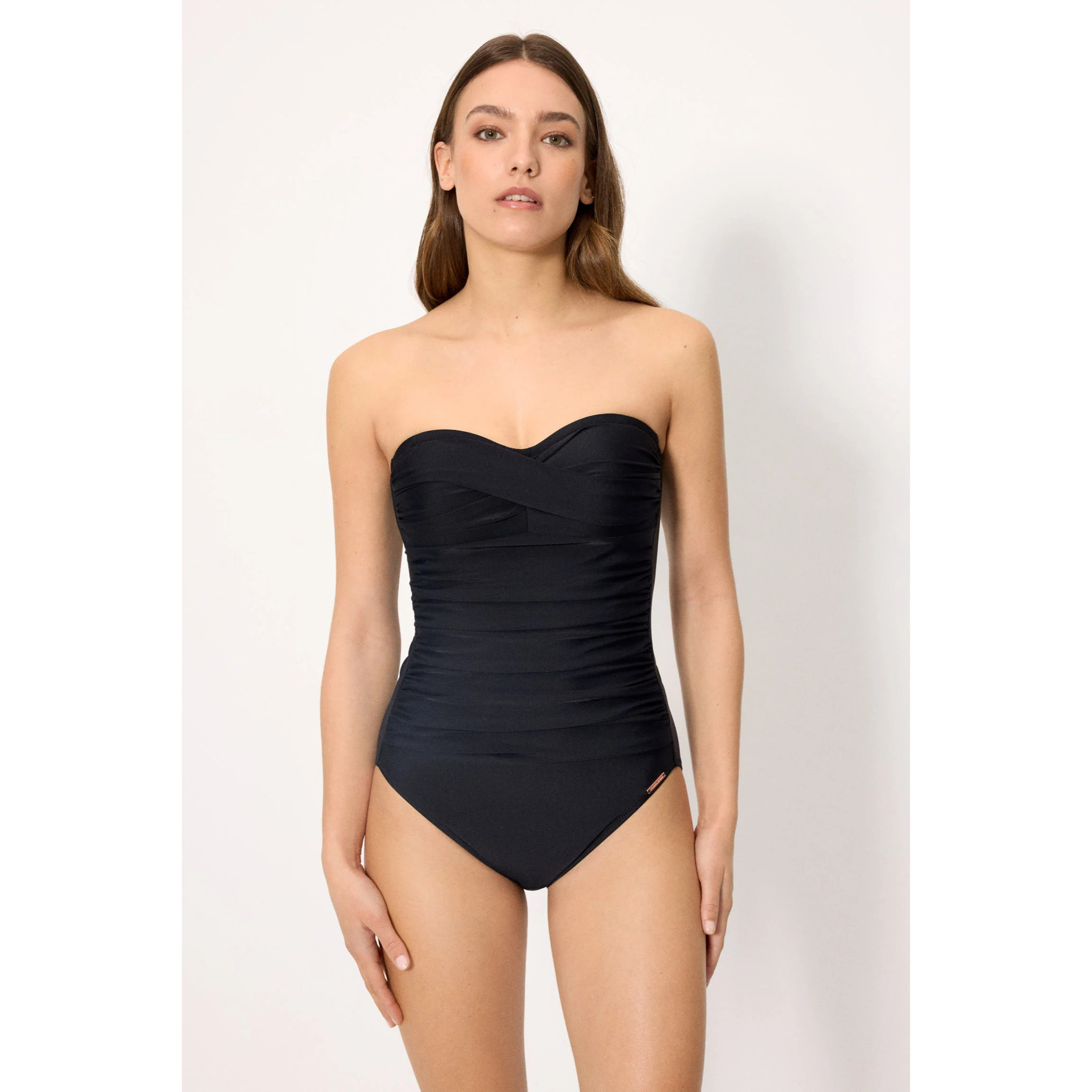 Costume bandeau modellante Nero
