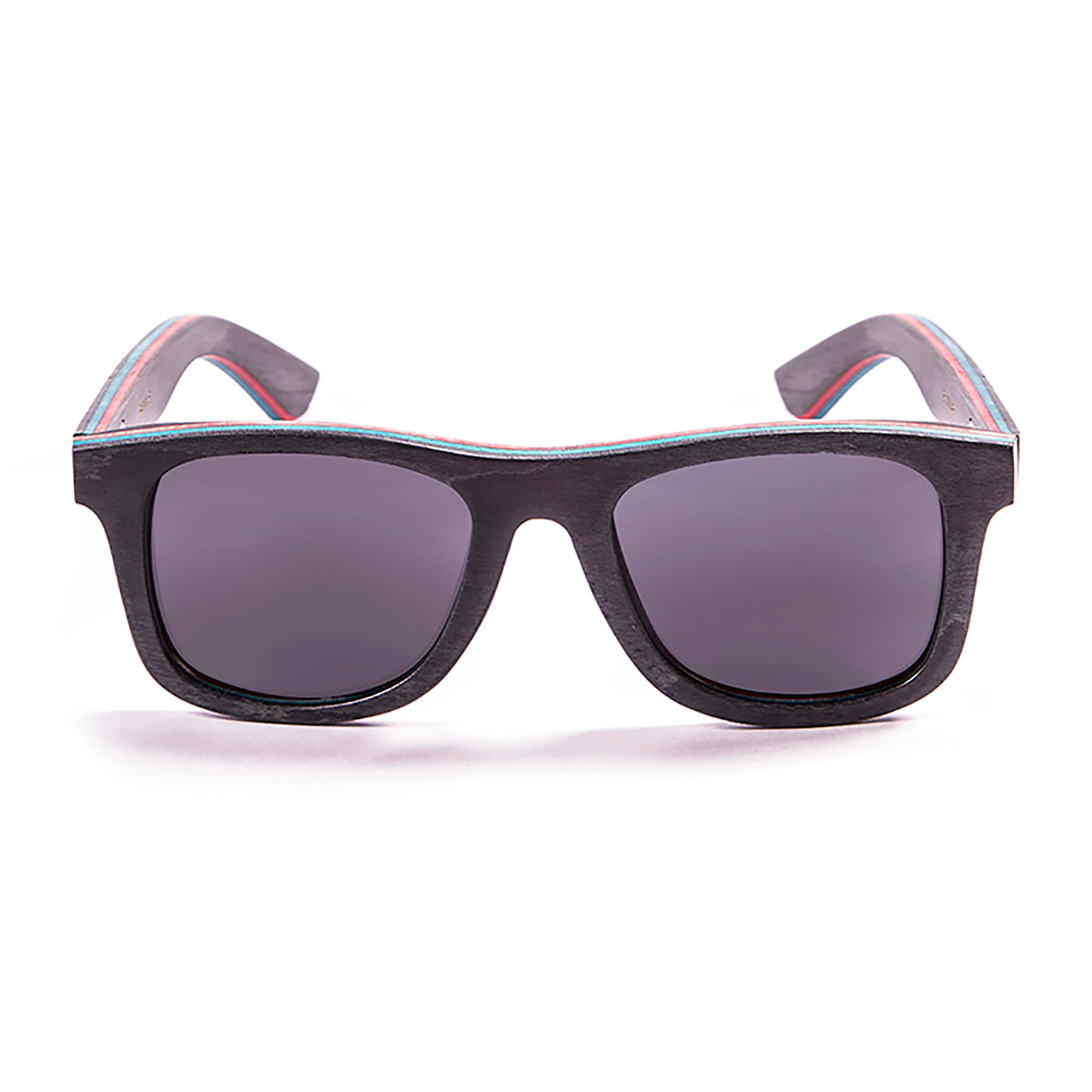 Gafas de sol OCEAN VENICE BEACH - De madera skate negro / Ahumada