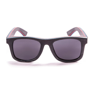 Gafas de sol OCEAN VENICE BEACH - De madera skate negro / Ahumada