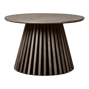 Tavolino da salotto Osaka in rovere affumicato ø70 cm