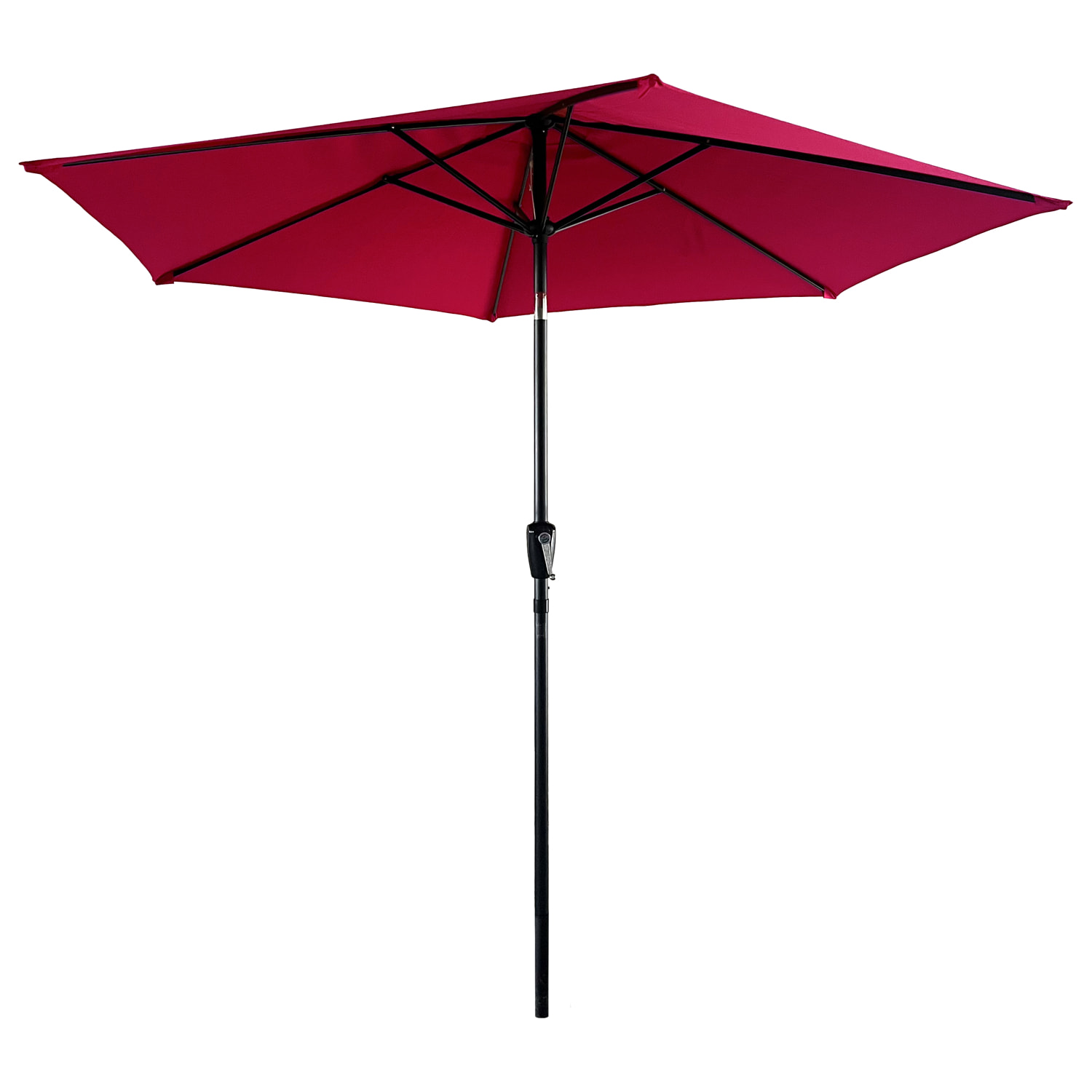 Parasol droit HAPUNA rond - Fuchsia