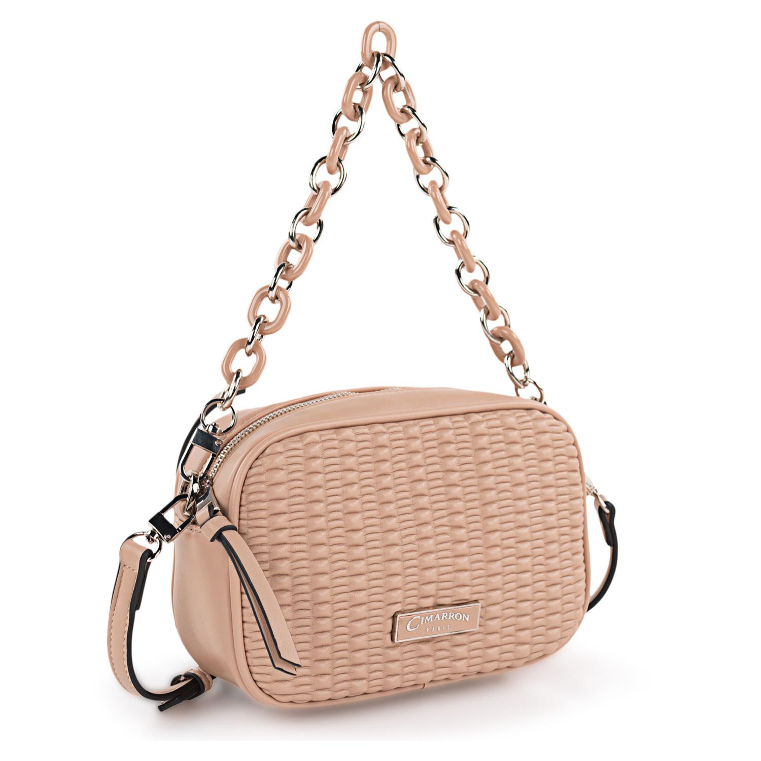 Bolso Bandolera Mujer Sint/Pu Cimarron Waverly Beige