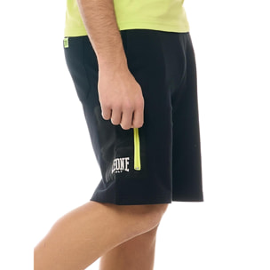 Pantaloncini sportivi uomo con tasca con chiusura a zip Leone Active