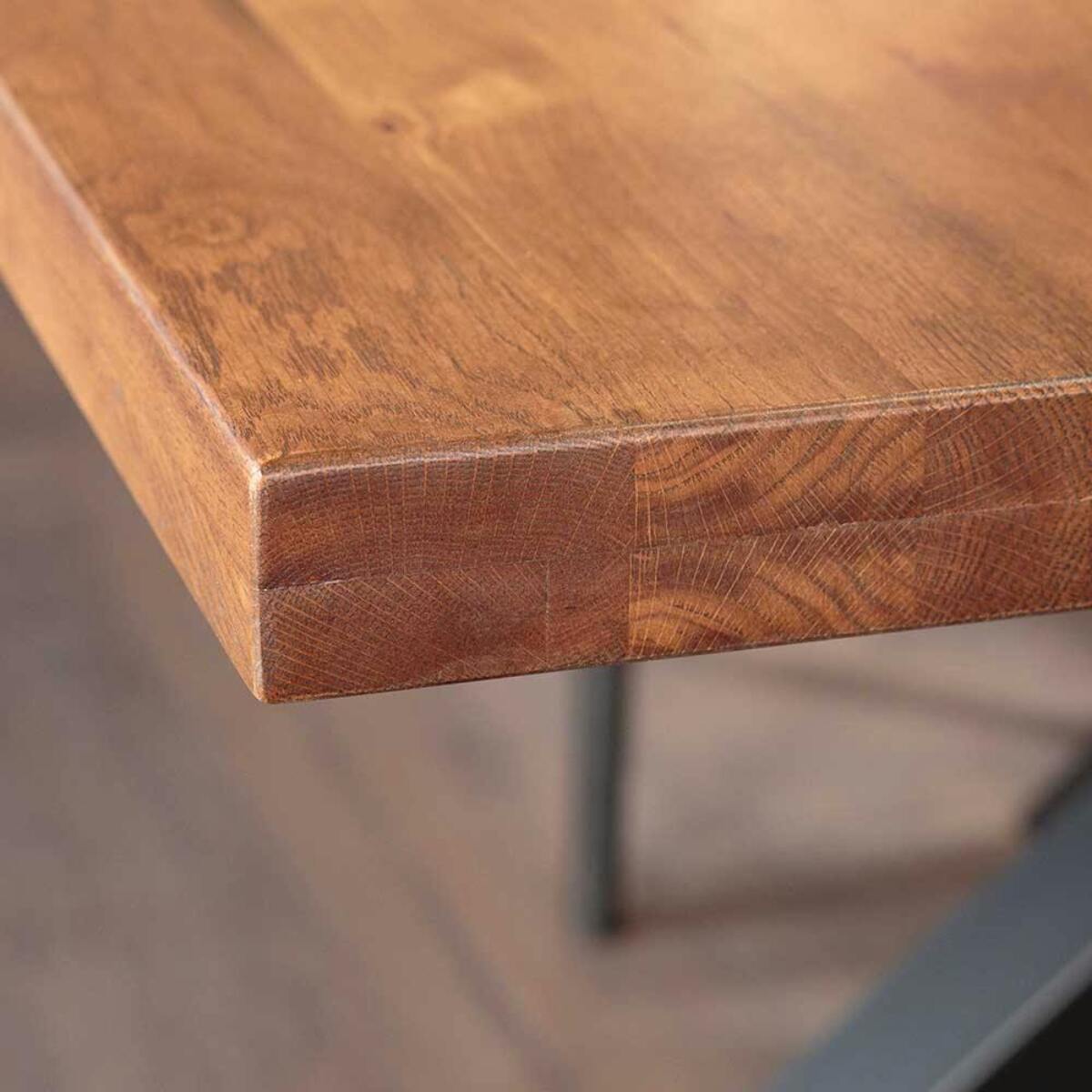 Table à manger carrée 150 cm pied central OKA