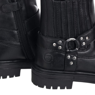 Botin con elastico - Piel