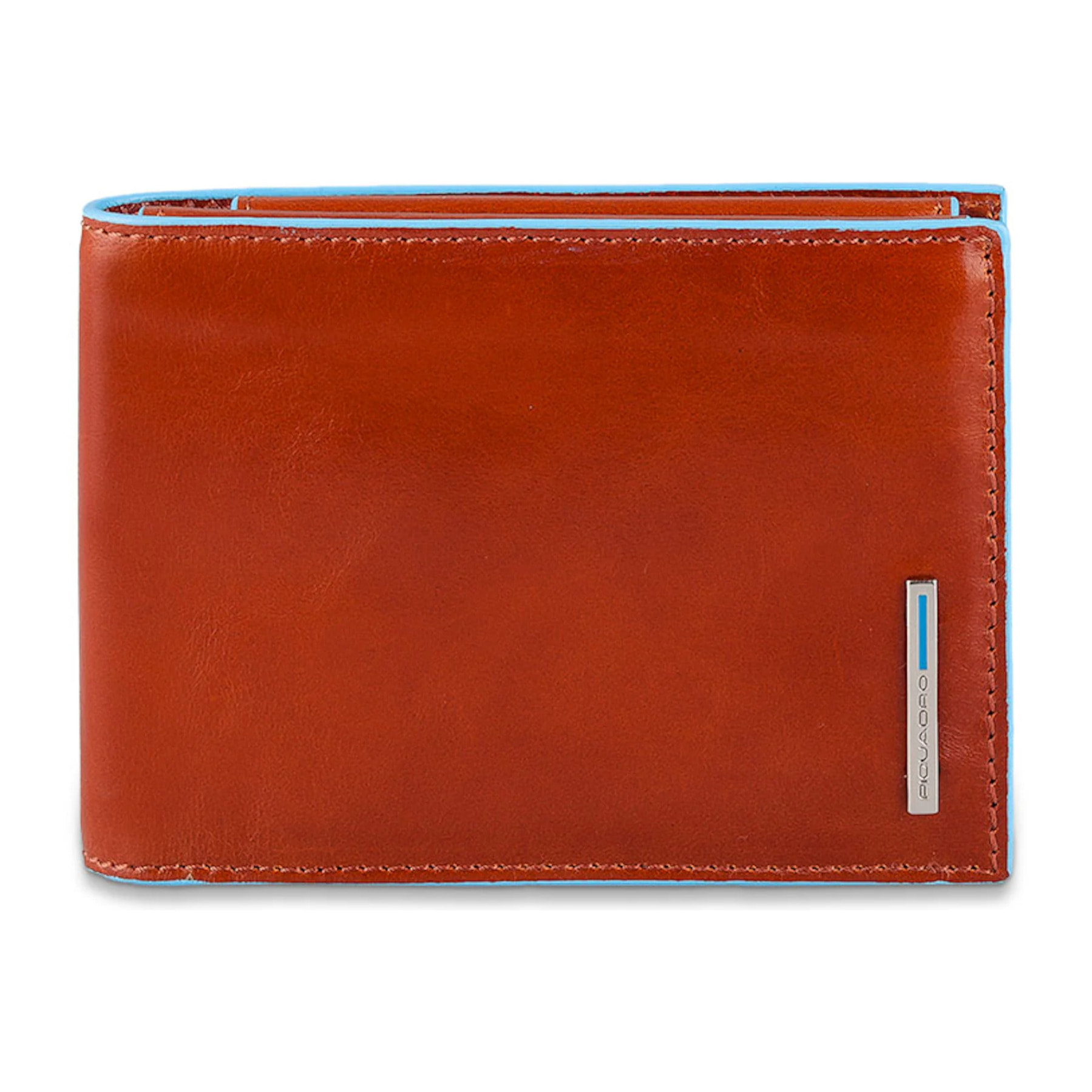 Piquadro Portafogli con porta documenti, portamonete e portacarte di credito con protezione RFID