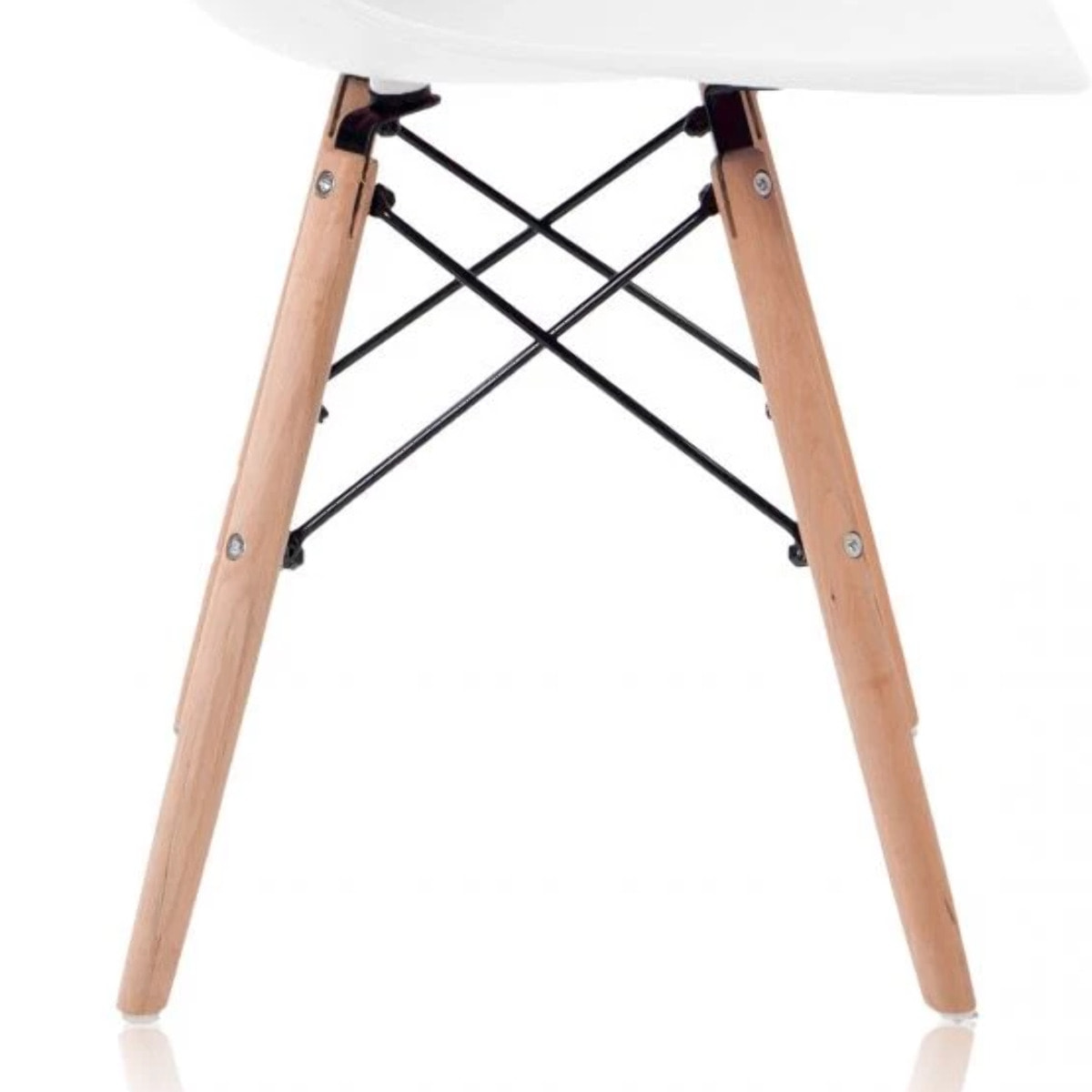 Pack 4 sillas Tower Wood Blanco