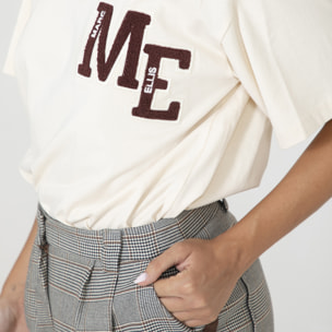 T-Shirt da donna Made in Italy - Modello Celeste - 100% Cotone