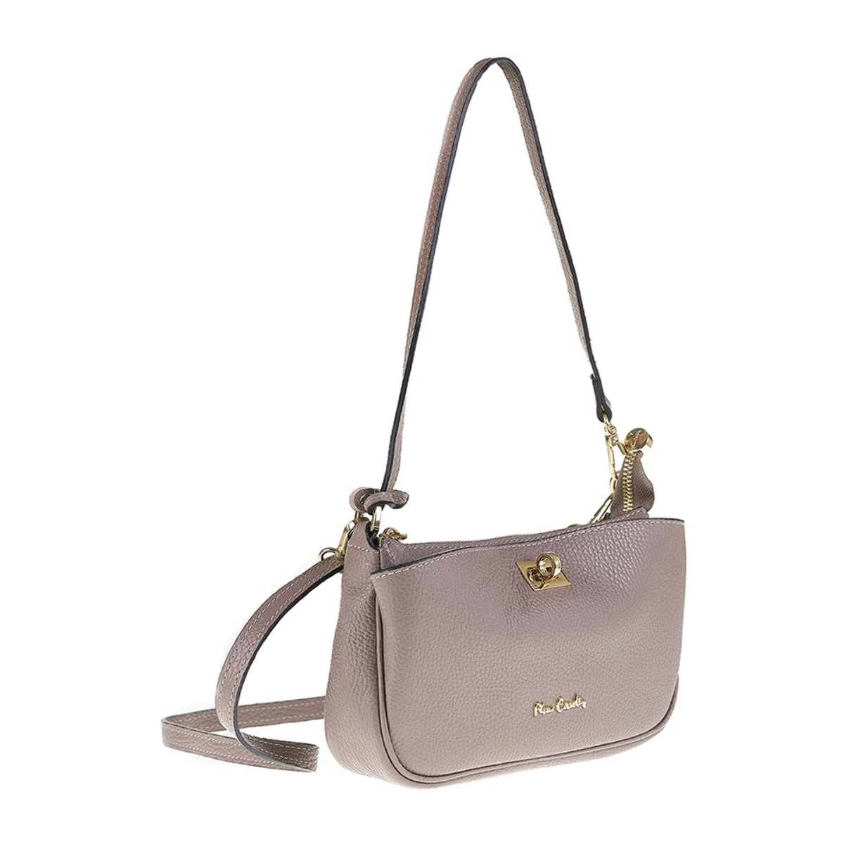 Borsa a spalla da donna Made in Italy - Modello Valoria - 100% pelle - 32.0 x 22.0 x 13.0 cm