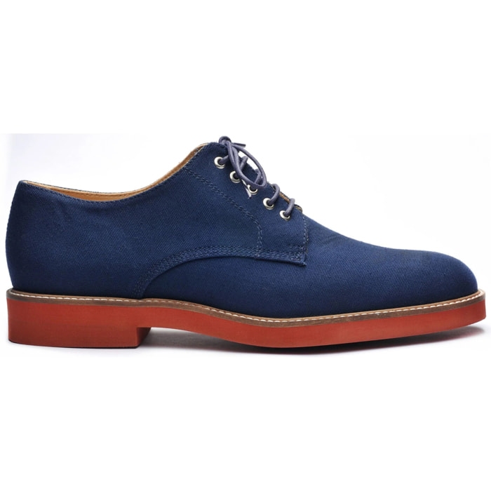 Scarpe allacciate Sebago Uomo Blu HARVARD CANVAS