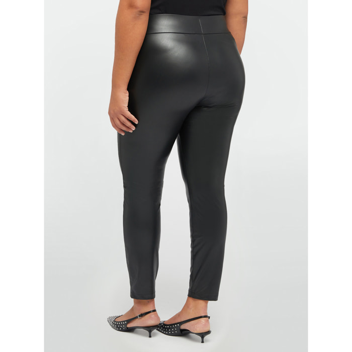 Fiorella Rubino - Leggings de tejido brillante - Negro