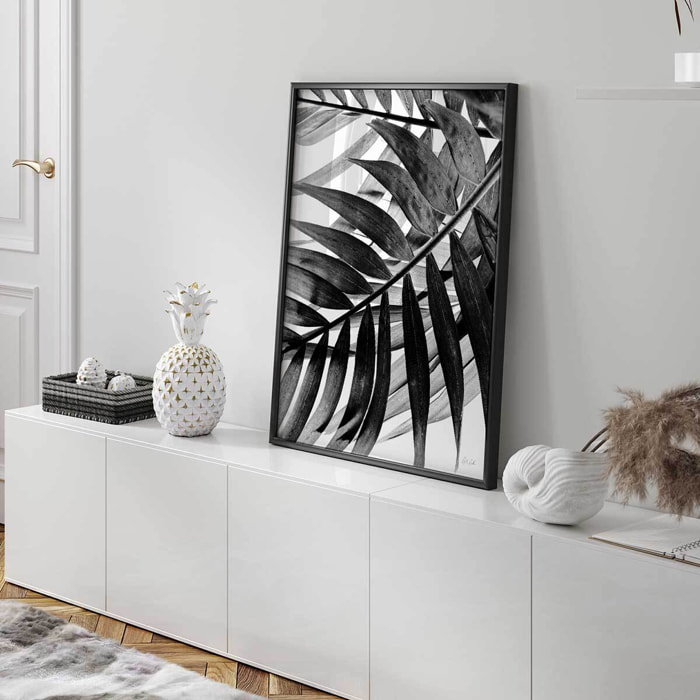 Affiche fleurs Palmier minimaliste | Affiche photo déco Hexoa Affiche seule