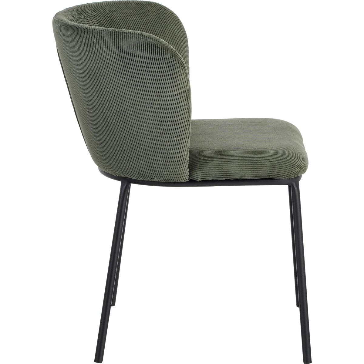 Lot de 2 chaises en velours côtelé - TOMA