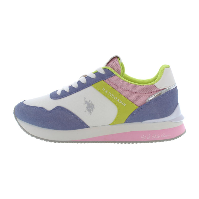 Sneakers U.S. Polo Assn Periwinkle-Lime