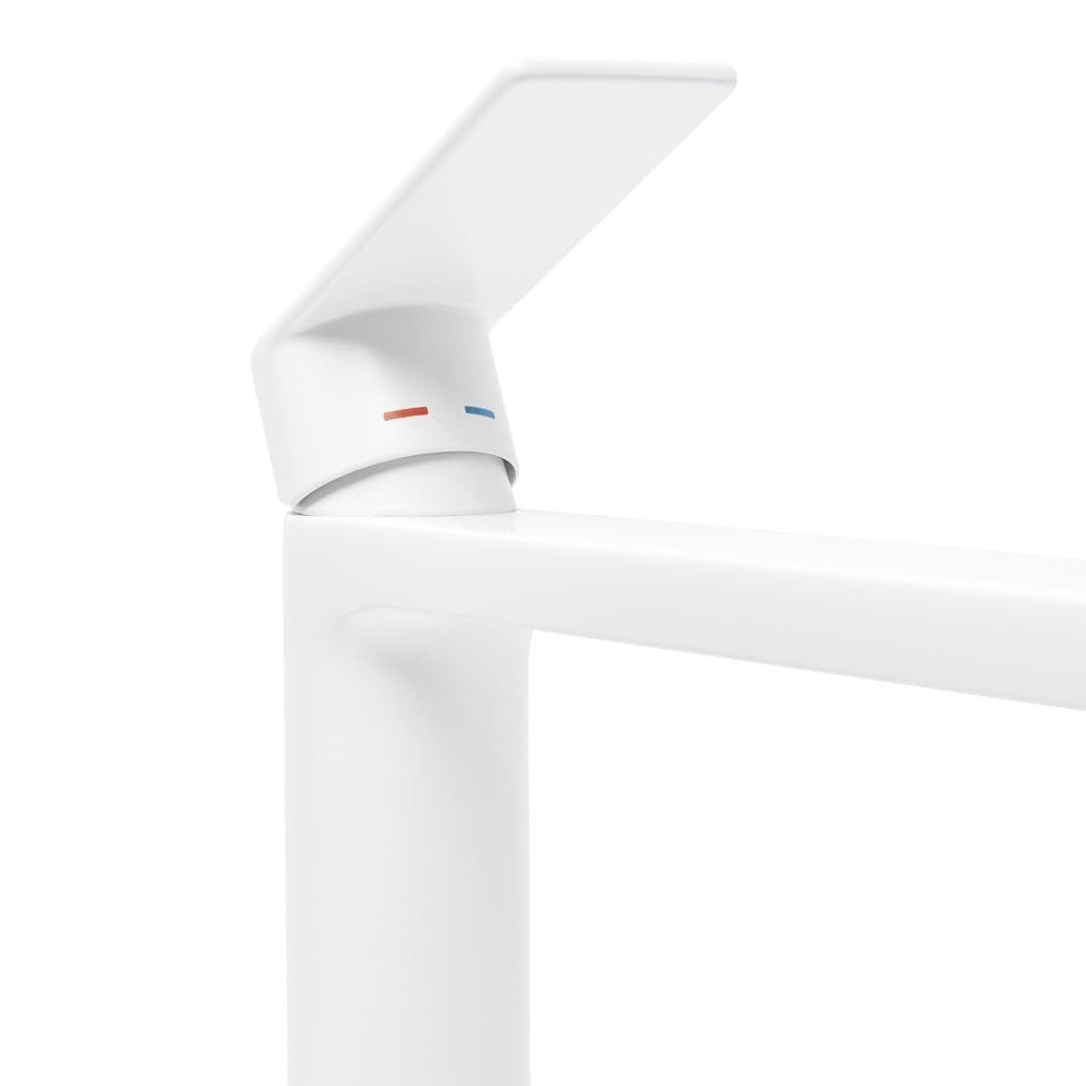 B-Way Mitigeur XL pour lavabo avec levier, Blanc mat