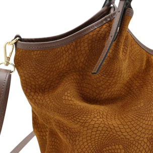 Bolso de hombro Cheval Firenze Savanah Suede Cuero