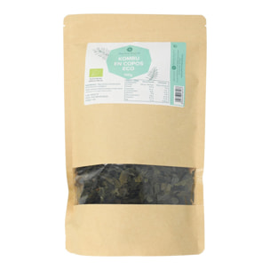 PLANETA HUERTO | Alga Kombu en Copos ECO 100 g | Superalimento Marino Ecológico, Perfecto para Potenciar el Sabor de tus Platos