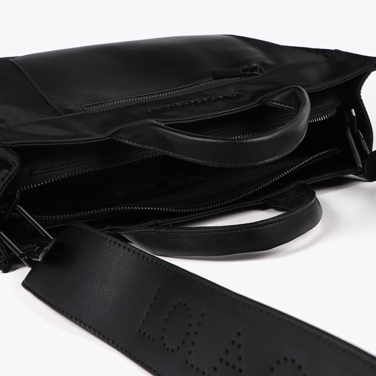 Borsa in Nylon Effetto Pelle