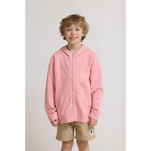 SUDADERA CON CAPUCHA FULL ZIP KIDS REEF SORBET