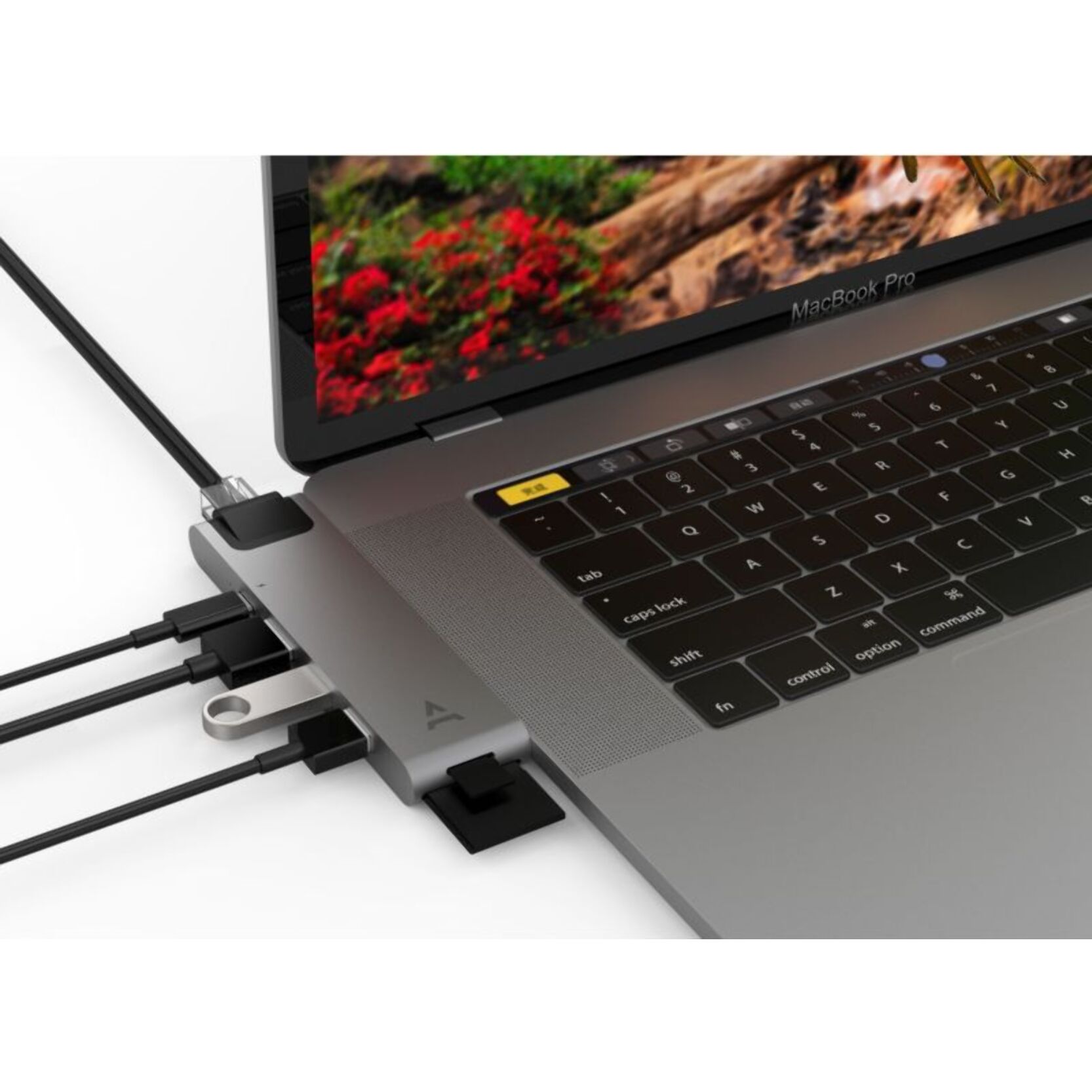 Hub USB C ADEQWAT Macbook Pro USB-C 7 en 1