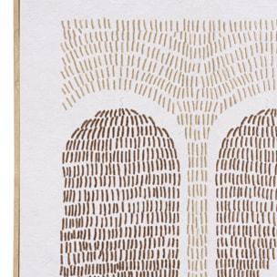 HOMER - Décoration murale 63x93cm formes abstraites n°2, cadre naturel