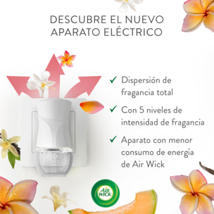 Air Wick Eléctrico - Ambientador para casa con aroma a Delicias de Verano - Aparato y recambio