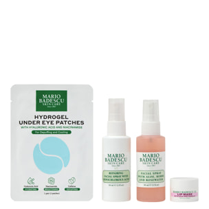 Jet Set - Coffret Brume Visage à l'Aloe Vera 59 ml + Brume Visage Réparatrice 59 ml + 2 Produits