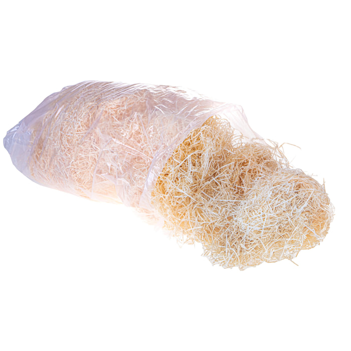 Paglietta Legno Nat. 1 Kg Sacco - Pezzi 3 - 30X50X25cm - Colore: Altro - Bianchi Dino - Decorazioni Varie