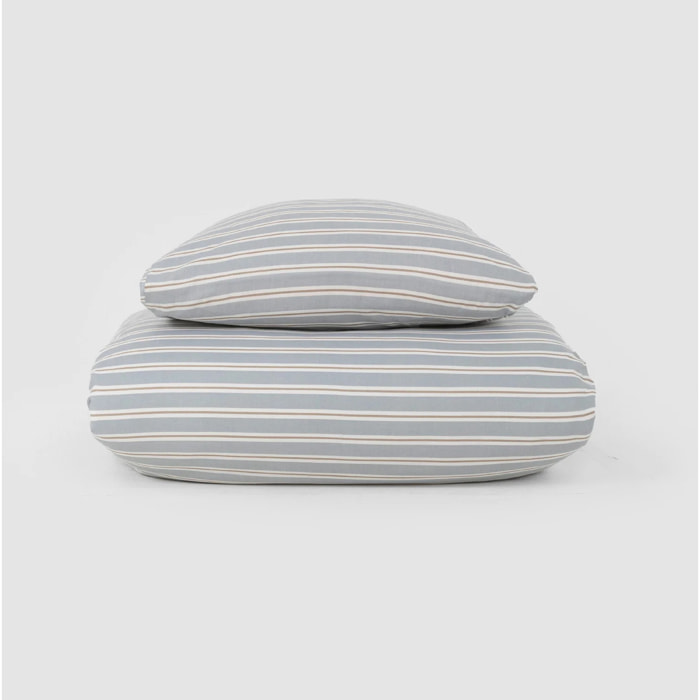 Funda nórdica algodón schon azul grisáceo