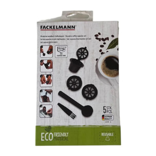 Set de 3 capsules Nespresso réemployables Fackelmann Petit Déjeuner