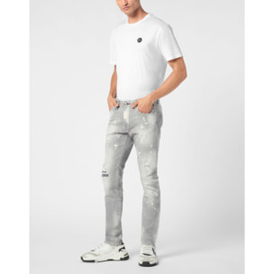 PHILIPP PLEIN Jeans taglio straight HEXAGON