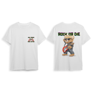 CAMISETA ROCK OR DIE CHICO IDOL BEAR TALLA S