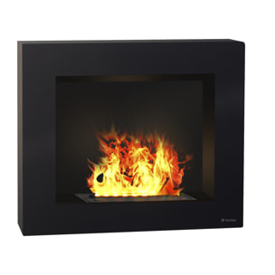 Cheminée décorative murale avec flamme simulée