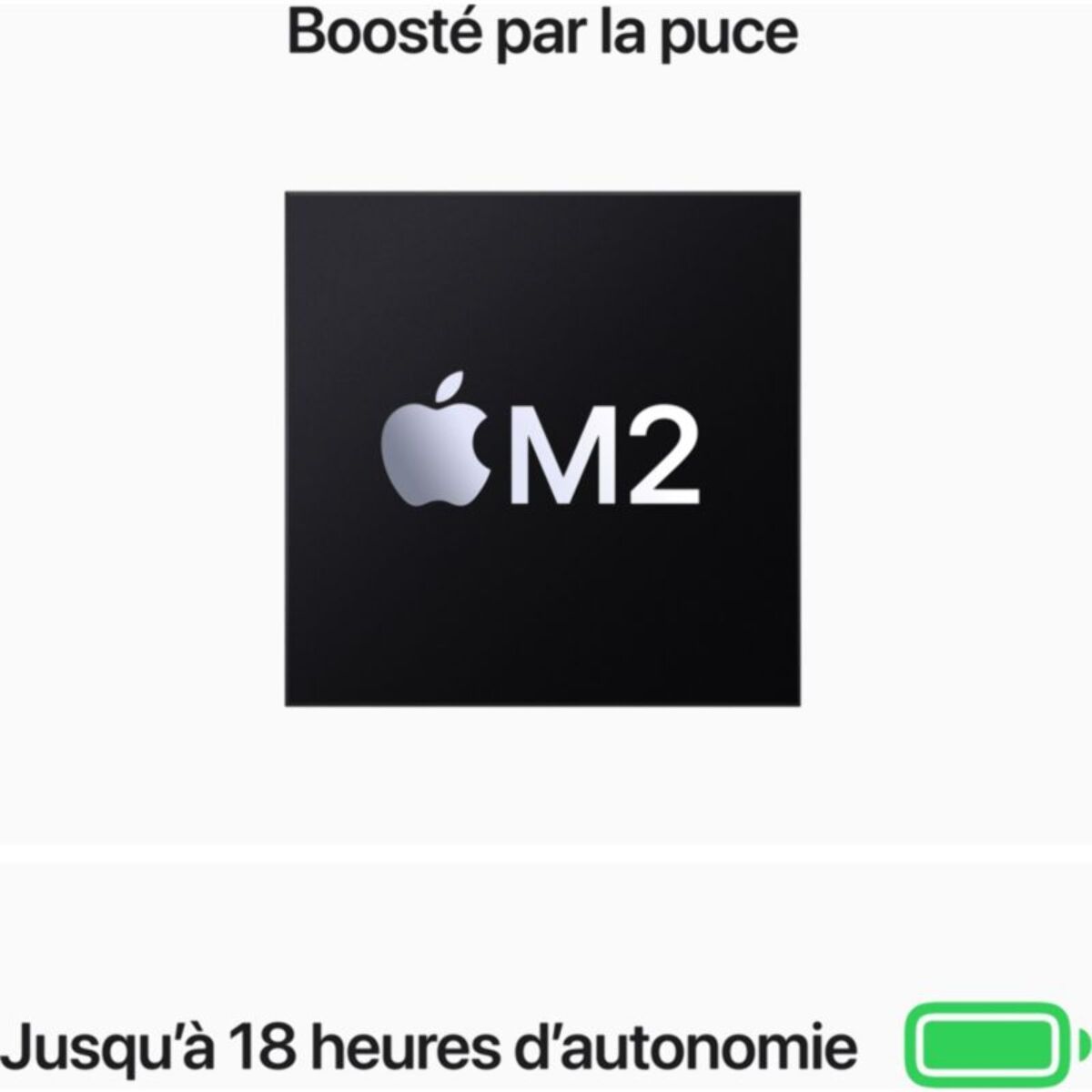 Ordinateur Apple MACBOOK Air 13' M2 8Go RAM 512Go SSD Lumière S