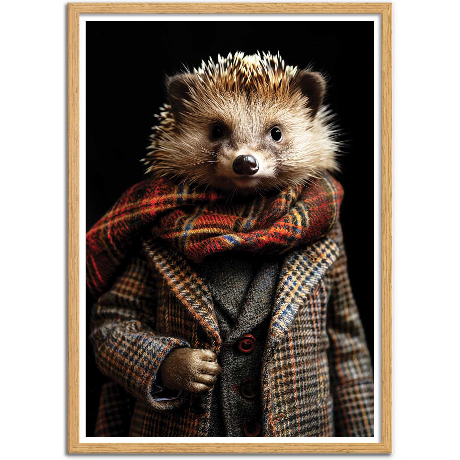 Affiche - Hedgehog Wild Suits - Philippe Hugonnard