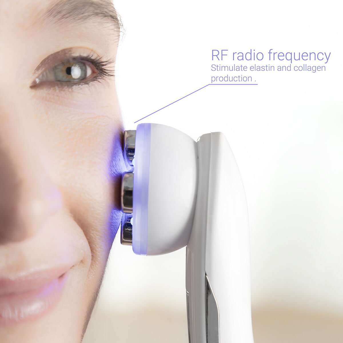 Massaggiatore Viso con Radiofrequenza, Fototerapia ed Elettrostimolazione Wace InnovaGoods