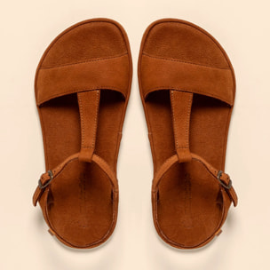 Sandalias N5686 NOBUCK LAVADO CUERO/SATYA color Cuero