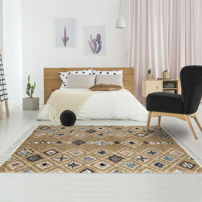 Tapis berbère tissé motif saharien FIMI